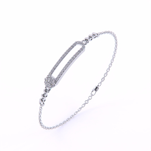 Hallmark or pur et IGI certifié robe leb l Bracelet en diamant pour filles Bracelet unique fait avec des diamants cultivés en laboratoire - Product Image 3