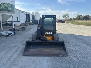 รถตักล้อยาง JCB ขนาดเล็ก อุปกรณ์ก่อสร้างไฮดรอลิก สีเหลืองดำ - Product Image 5