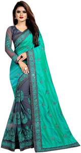 인도 제조에서 여자와 소녀 Partywear sare를 위한 최상 무거운 결혼식 착용 Saree 한 벌 - Product Image 3
