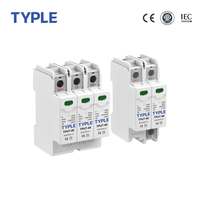 Dispositif de protection contre les surtensions TYPLE T2 2P SPD 40kA Modèle plastique TPU7-40-a pour la protection contre la foudre et les systèmes solaires