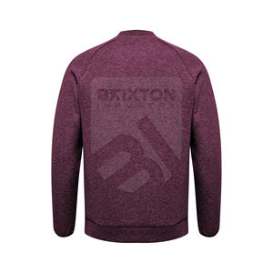 Sweat-shirt d'hiver pour hommes pull chaud en polaire épaisse 100% coton motif solide impression numérique marque personnalisée OEM ODM approvisionnement en vrac - Product Image 2