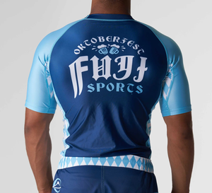 Shorts Negros de Ajuste Perfecto 2026 y Rashguards con Paneles Azules para Bjj Nogi Jiu Jitsu - Product Image 6