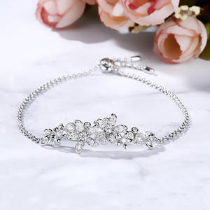 Ensemble de bijoux en argent sterling géométrique avec diamants et zircons pour mariage et fiançailles - Product Image 4
