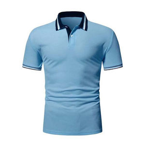 Camiseta Polo de Golf Personalizada OEM por Sublimación, Camiseta Polo de Oficina de Poliéster y Algodón, Corte Estándar, Camiseta Polo de Golf para Hombre - Product Image 1
