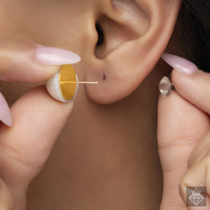 PRAO Handmade Anti-Tarnish Double Layer Necklace <b>Set</b> <b>Gold</b> Plated Earrings Fashion <b>Jewellery</b> Bulk Product for Women's Wedding - Product Image 3