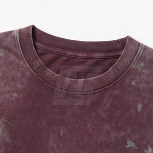 T-shirts surdimensionnés personnalisés délavés à l'acide pour hommes, en coton épais, style streetwear, épaules tombantes, coupe ample, décontractés, avec motifs graphiques, vente en gros - Product Image 3