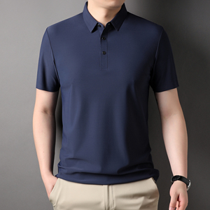 เสื้อโปโลผ้าฝ้ายโพลีเอสเตอร์ฤดูร้อนสำหรับผู้ชายเสื้อโปโลผ้าทอลายทแยงสำหรับผู้ชายและผู้หญิงเสื้อยืด2025 - Product Image 5