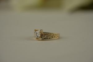 Anillo de diamante cultivado en laboratorio de lujo 1,00 quilates corte redondo VS1 claridad IGI SGL certificado Oro rosa oro plata proveedor al por mayor - Product Image 4