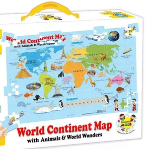 Sustainable Cartoon DIY <b>Puzzle</b> Toys Engaging Jigsaw Game for Kids Educational & Creative Playtime - Product Image 1