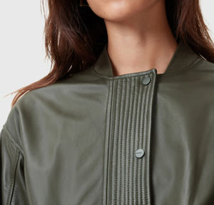 Artículo más vendido Chaqueta de cuero de moda informal para mujer de buena calidad Chaqueta de cuero para mujer de nuevo diseño al por mayor Chaquetas para mujer - Product Image 3