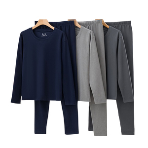 Combinaison chauffante d'hiver intelligente pour couple, sous-vêtements thermiques en velours respirant pour homme et femme, deux pièces, écologique, antistatique, caleçons longs - Product Image 1