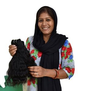 Vente en gros en vrac Extensions de cheveux humains de temple vietnamien vierge 100% non transformés Vendeurs indiens de style vague de corps droit noir - Product Image 4