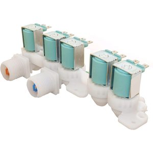 Repuestos para Lavadora Samsung, Válvula de Entrada de Agua Eléctrica de Plástico Resistente DC97-15459G 110V, Garantía de por Vida - Product Image 1
