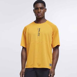 T-shirt à imprimé de lettres pour femmes Orange Prolific Regular Fit Mesh T Shirts - Product Image 3