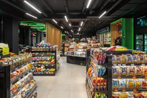 LED Linear <strong>Light</strong> <strong>Fixture</strong> 30W Black White lightning up and Down Led Ceiling <strong>Light</strong> for <strong>Office</strong> Retail Supermarket Shop Home - Product Image 6