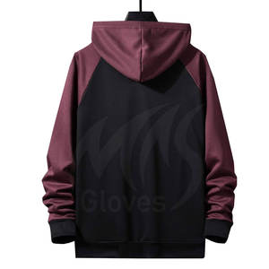 Séchage rapide prix de gros conception personnalisée hommes pullover sweats à capuche uni conception OEM hommes sweats à capuche - Product Image 2