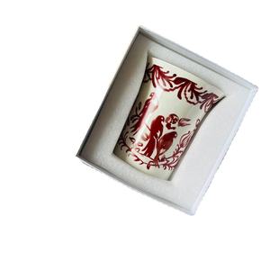 Macetas de Cerámica Hechas a Mano de Color Rojo y Blanco, Maceta de Cerámica para Regalo de Amigos - Product Image 4