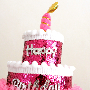 Suministros para Fiestas y Festivales, Diadema de Doble Capa con Diseño de Pastel de Cumpleaños, Accesorio para el Cabello, Decoración - Product Image 6