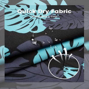 กางเกงชายหาดขาสั้นผู้ชายผ้าโพลีเอสเตอร์แห้งเร็ว100% - Product Image 4