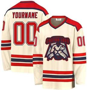 Pratique maillot de hockey sur glace 7V7 Logo personnalisé différentes tailles disponibles au prix de gros - Product Image 3