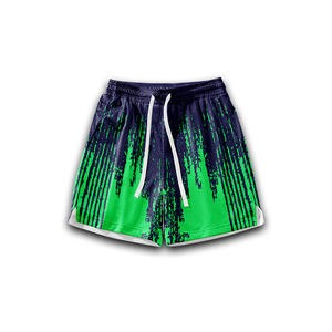 Uniformes de baloncesto personalizados de malla transpirable de secado rápido de poliéster 100% con diseño frontal conjunto de pantalones cortos de Jersey Reversible con cuello en V - Product Image 5