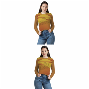 T-shirts à manches longues pour femmes, design personnalisé, haute qualité, respirants, doux, confortables, décontractés, à porter au quotidien - Product Image 5