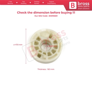 รอกม้วนสายเคเบิลสำหรับซ่อมกระจกหน้าต่าง BWR5601รอกหมุนเฟืองสำหรับ Elantra MK5 MD UD MK6 AD Ada 2010-2022 4ประตู - Product Image 5