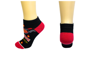 Corea foylock personalizzato fantasia Bul-dak Ramen stampa atletica caviglia equipaggio Design logo personalizzato qualità sport calzini da donna - Product Image 3