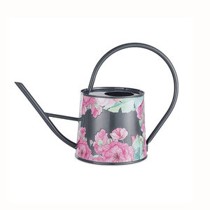 Canne à eau en métal de qualité de luxe en métal galvanisé noir brillant canne d'arrosage de jardin pour les accessoires de jardin de plante d'intérieur à vendre - Product Image 4