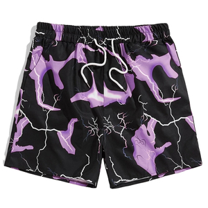 Pantalones cortos casuales para hombre, pantalones cortos de sublimación, nueva temporada, venta al por mayor, pantalones cortos de sudor para hombre, estampado de sublimación de secado rápido para la temporada de verano - Product Image 1