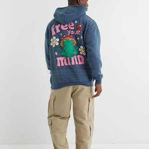 Sudaderas con capucha de impresión MOQ bajo de lana sólida informal de invierno de último estilo precio al por mayor personalizado - Product Image 4