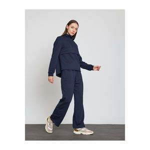 Pantalones de Pierna Ancha de Cintura Media con Característica Transpirable - Product Image 3