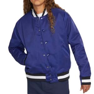 Chaqueta Bomber de Satén para Hombre, Color Sólido, Precio al por Mayor, Último Diseño OEM, Transpirable, Impermeable, Reversible, Personalizable en la Parte Delantera - Product Image 2