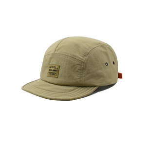 Wood Soon 5-Panel <b>Cap</b> Olive Green Cotton Canvas Adjustable Unisex Casual Hat Spring <b>Summer</b> <b>Flat</b> Brim - Product Image 3