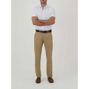 Pantalones Chinos RENATO 100% Algodón, Corte Slim, Duraderos, MC2286, Estilo Casual de Negocios, Corte Recto, Decoraciones con Cremallera, Cintura Media, Tela Oxford - Product Image 2
