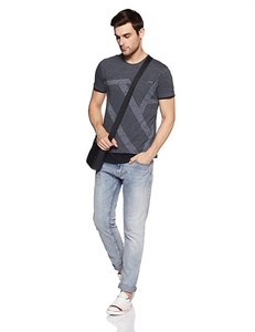 Camiseta de verano de algodón de calidad al por mayor superior para hombre, camiseta de diseño americano de Color negro, ropa clásica informal para hombre, camiseta superior - Product Image 2