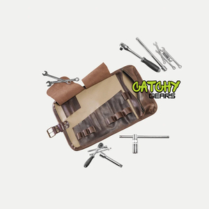 Sac à outils en cuir PU imperméable étui à couteaux de chef fabriqué au Pakistan avec caractéristique anti-rayures - Product Image 5