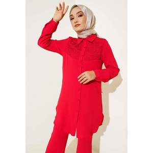 Ensemble 2 pièces en dentelle rouge - Product Image 1