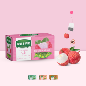 Factory Wholesale Custom Print Lotus <b>Flowers</b> Tea Bag Portable Herbal Tea Blends Triangle Bags Tea Packaging Box - Product Image 5
