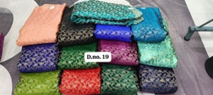 Venta al por mayor Suministro a granel Premium 100% Tela de brocado tejido Jacquard de seda Textil de alta calidad para tapicería de vestidos de moda - Product Image 5