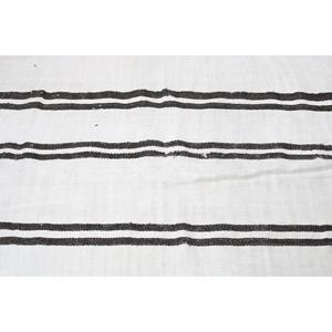 พรมตุรกีขนาด 6.7x4.9 ฟุต ลายพืชและต้นไม้สีขาววินเทจ ทำจากขนสัตว์ - Product Image 5