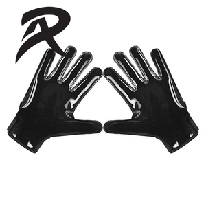 Gants de football de haute qualité, fabriqués par un fabricant de premier plan, en silicone antidérapant, tailles adultes, gants de rugby professionnels, gants de football américain - Product Image 5