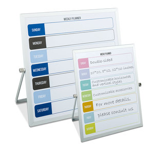 กระดานไวท์บอร์ดแม่เหล็กลบได้แบบแห้งพิมพ์ลายแบบแม่เหล็ก<span class=keywords><strong>ราย</strong></span><span class=keywords><strong>เดือน</strong></span>แผ่นกระดานไวท์บอร์ดกรอบอลูมิเนียม20x30 ~ 30x40CM - Product Image 1