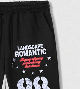 Pantalones Deportivos de Algodón 100% para Hombre, Pantalones de Chándal de Felpa con Estampado DTG, Estilo Urbano Informal, Lavados, para Correr al Aire Libre, al por Mayor - Product Image 3