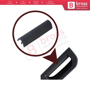 Cubierta Decorativa para Manija de Puerta Delantera BDP833 3B0867175A NEGRA para Golf Jetta Passat Superb - Product Image 5