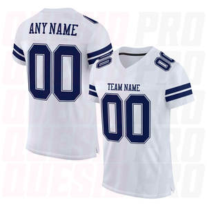 Venta al por Mayor de Camisetas de Fútbol Americano Personalizadas con Bordado de Alta Calidad, Camisetas de Fútbol Americano, Ropa Deportiva de Equipos Americanos, Sublimación - Product Image 3