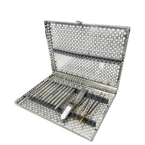 Kit de chirurgie dentaire professionnel pour greffe osseuse et procédures d'implantation Instruments métalliques certifiés CE - Product Image 5