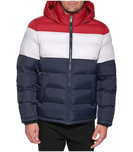 Top Quality Custom <b>Men</b> Padded Coats Bubble Puffer Jacket Coat Polyester Warm Quilted Winter <b>Men</b> Jacket With High Quality Fabric - Product Image 1