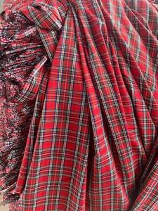 Tissu en sergé 100% coton, à carreaux, teint en fil, nouvelle mode, directement de l'usine, pour chemises et jupes pour garçons, style flanelle - Product Image 6