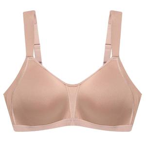 Soutien-gorge de sport personnalisé pour femme avec logo, dos nageur en maille, bonnets fixes à crochets, maintien élevé, séchage rapide, idéal pour le Pilates, la course, le yoga et la gym, pour filles - Product Image 1